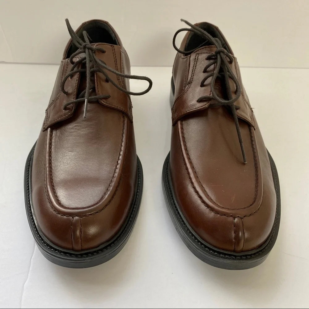 Bostonian No16 Brown Leather Loafer Lace-up 7M Mens